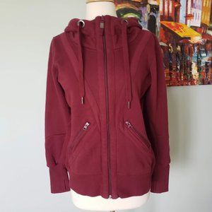 MPG Valencia Burgundy Hoodie Medium
